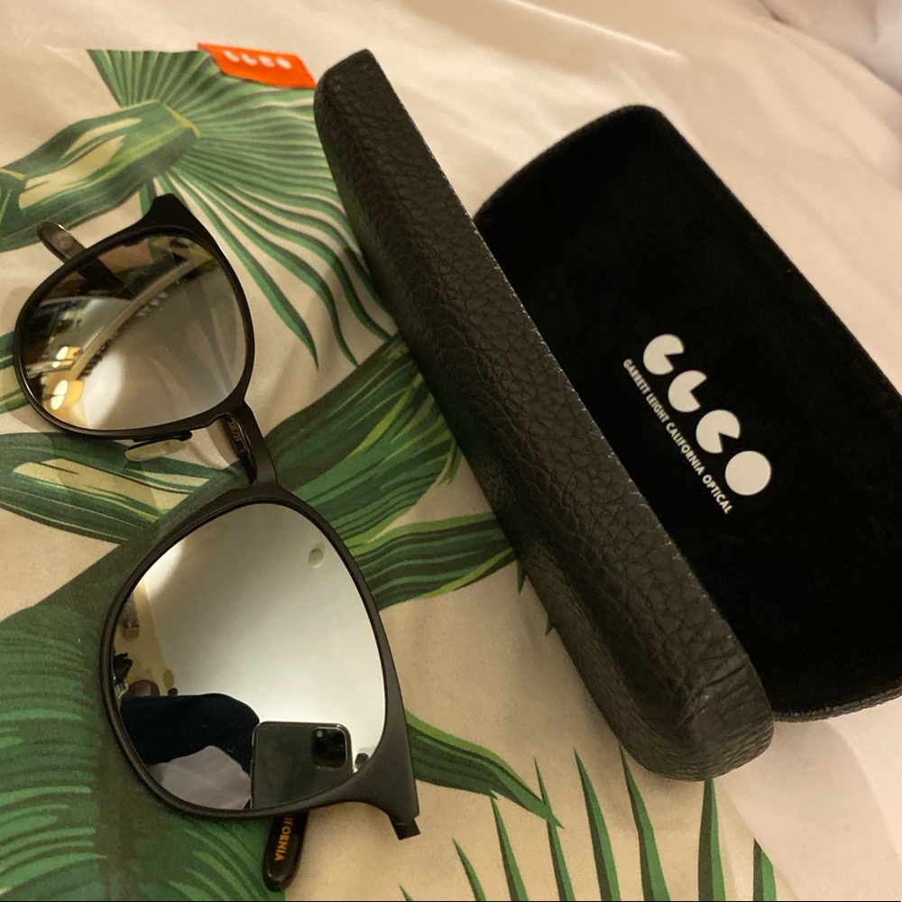 Garrett Leight Polarized Reflective Sunglasses
